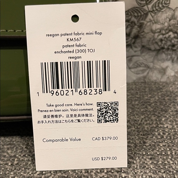 Kate Spade Regan Patent Crossbody Bag. Color is Enchanted. Gold hardware NWT - Picture 4 of 7